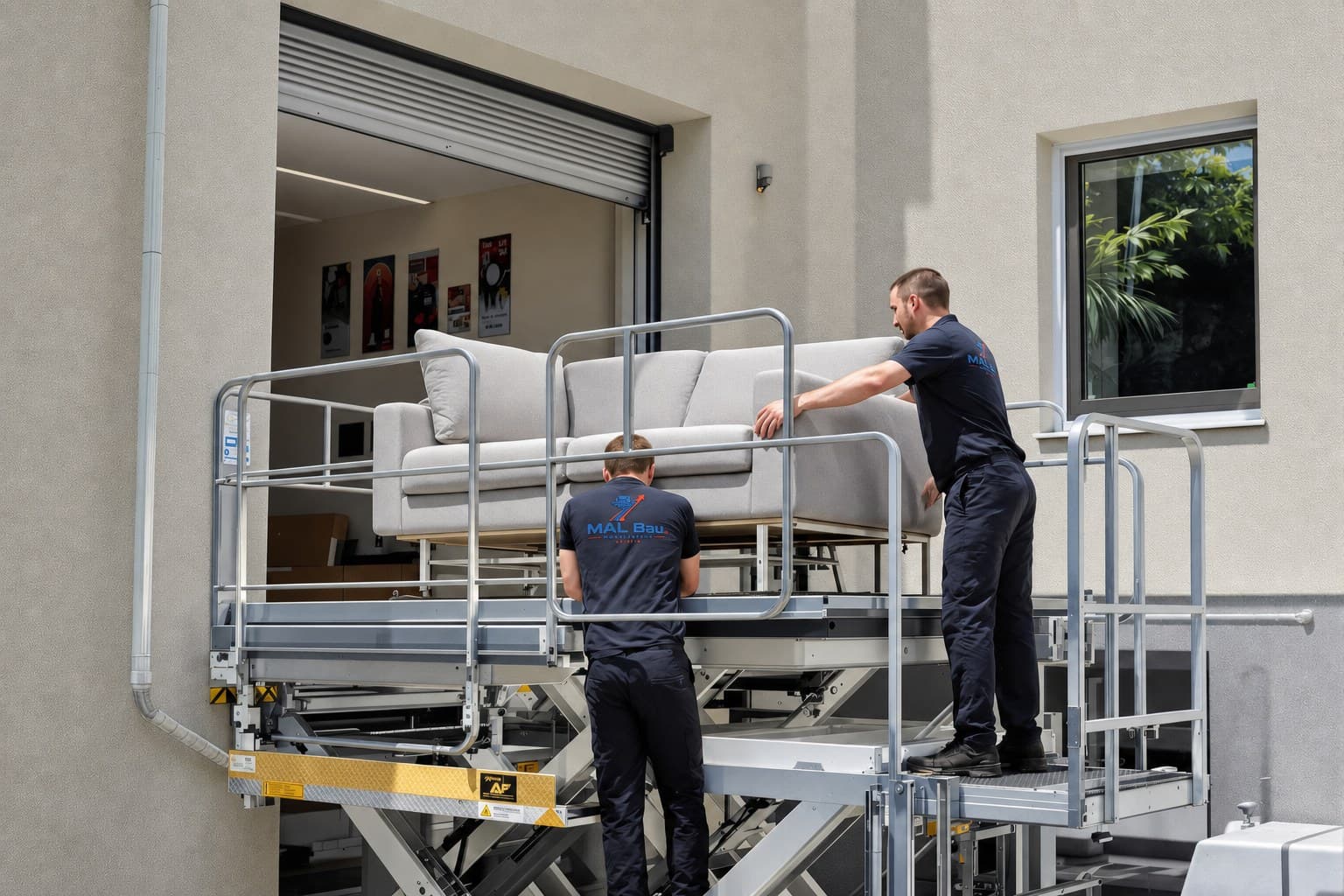 Foto: Umzug mit Lift